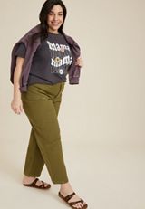 Plus Size Floral Mama Graphic Tee, PHANTOM BLACK, small