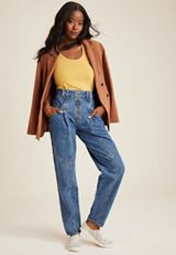 m jeans by maurices&trade; Super High Rise Seamed Utility Taper Jean, MEDIUM SANDBLAST, small