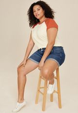 Plus Size 24/7 Dawson Baseball Tee, C250, small
