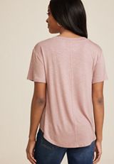 24/7 Flawless V Neck Tee, C3343, small