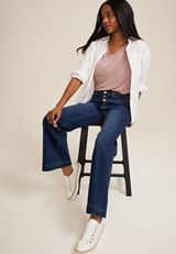 24/7 Flawless V Neck Tee, C3343, small