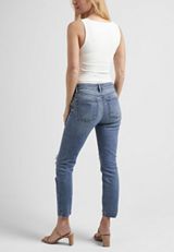 Silver Jeans Co.&reg; Mid Rise Americana Luxe Stretch Most Wanted Ankle Straight Jean, C3337, small