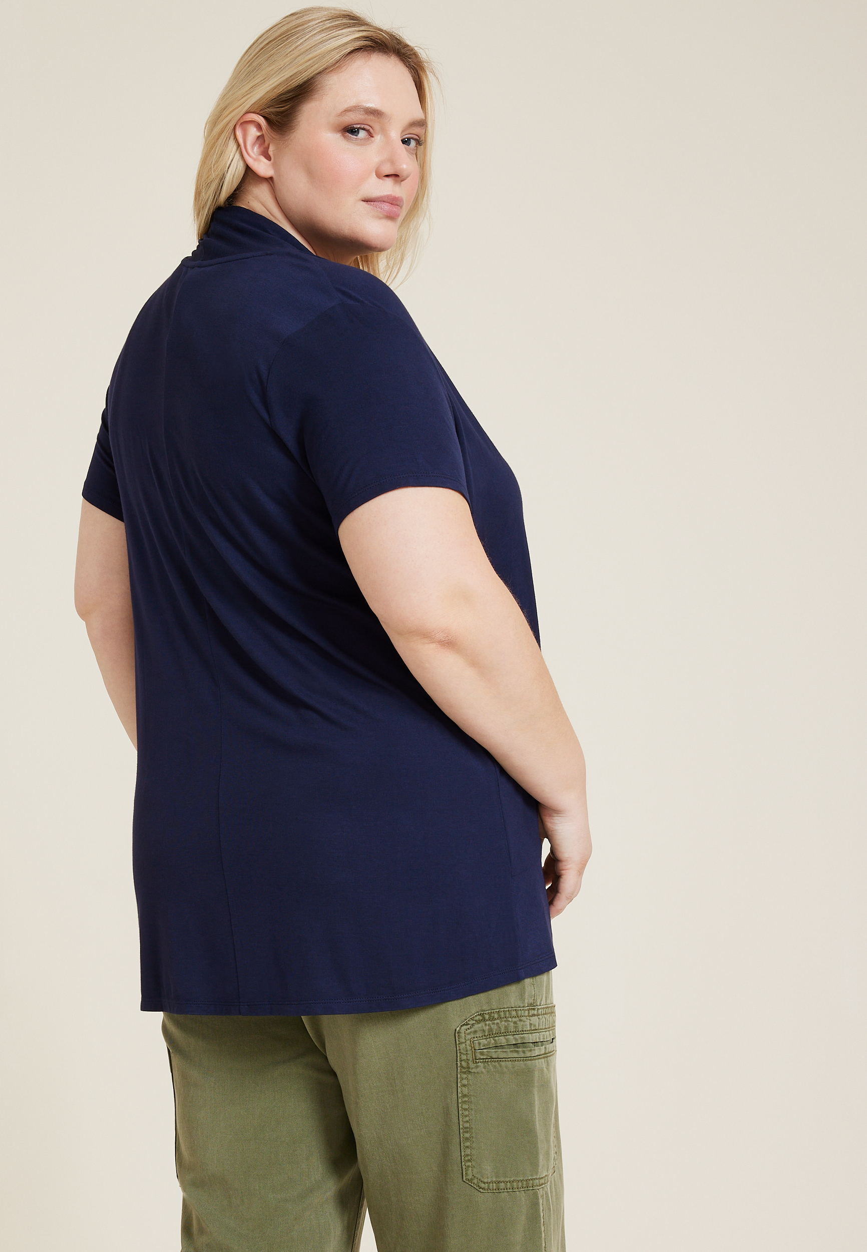 Plus Cressa Short Sleeve Cardigan