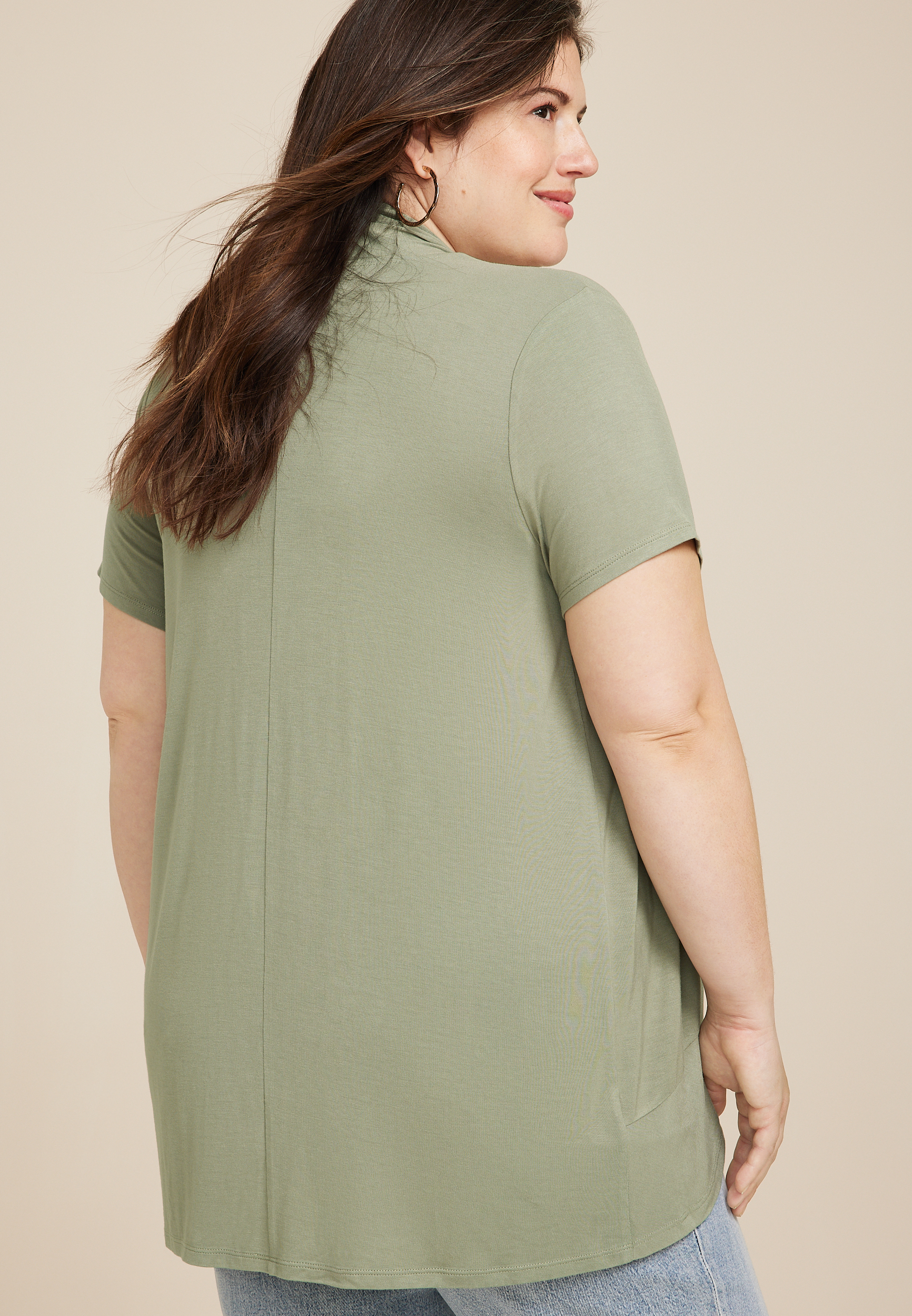 Plus Size Cressa Short Sleeve Cardigan, C425, large