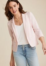 Versa Cropped Blazer, BALLET SLIPPERS, small