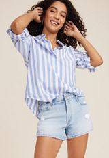 Goldie Blues&trade; Light High Rise Cheeky 3.5in Short, LIGHT SANDBLAST, small
