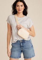 m jeans by maurices&trade; High Rise A Line 7in Walking Short, C3337, small