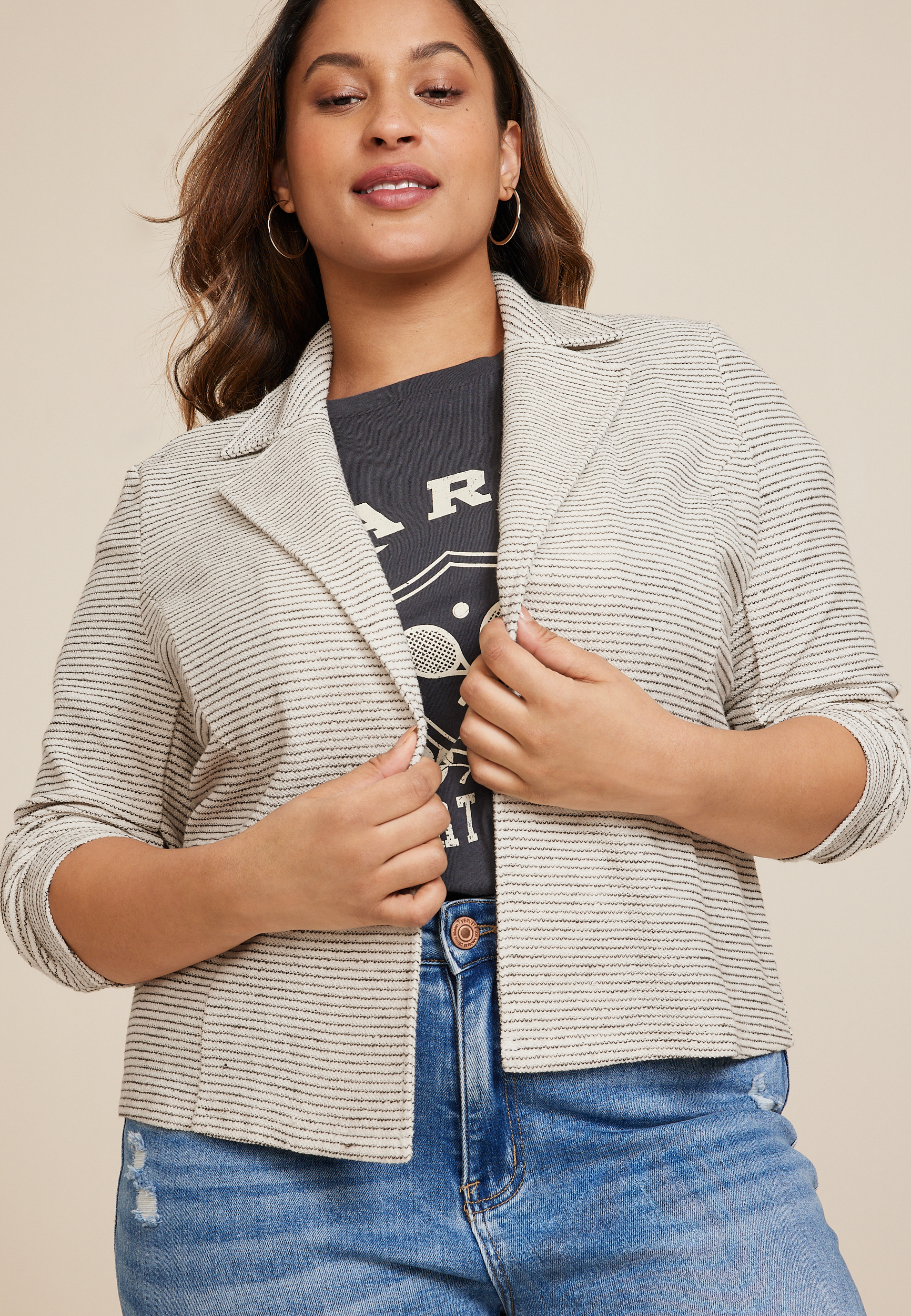 Plus Size Women's Blazers