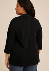 Plus Size Versa Open Front Blazer, C106, small