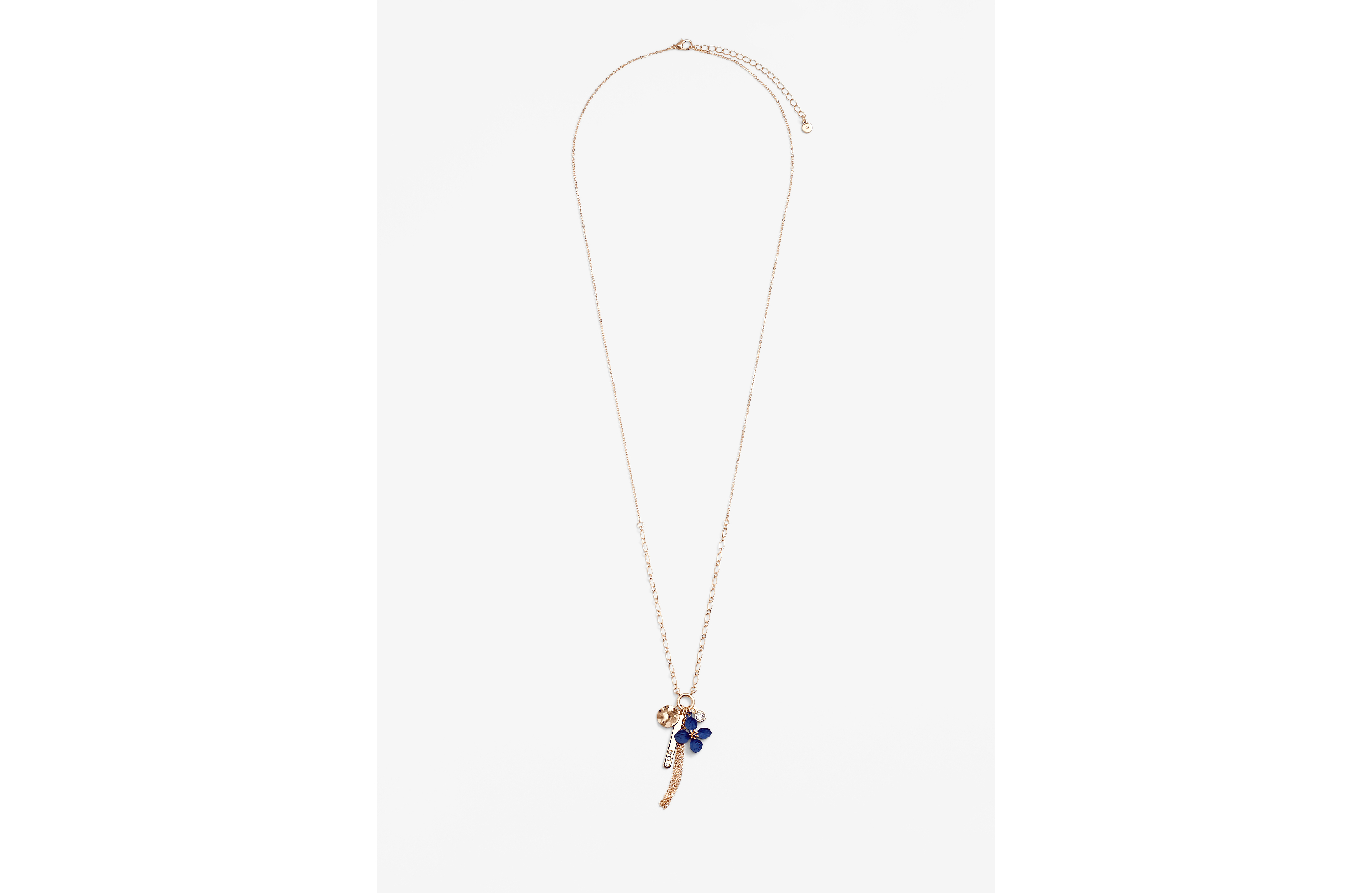 Floral Cluster Pendant Necklace
