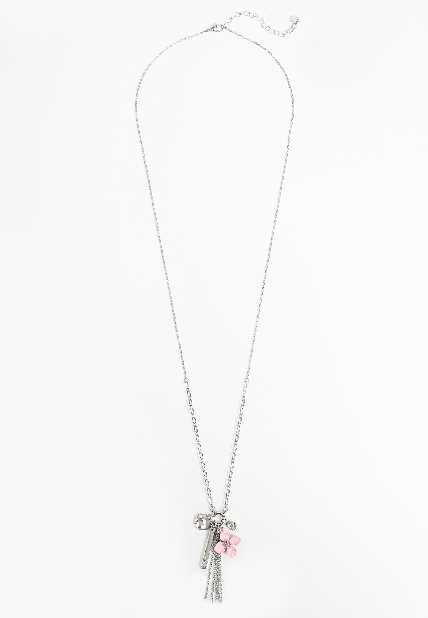 Floral Cluster Pendant Necklace, C431, large