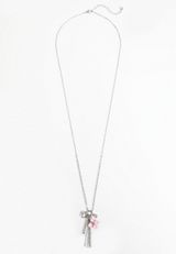 Floral Cluster Pendant Necklace, C431, small