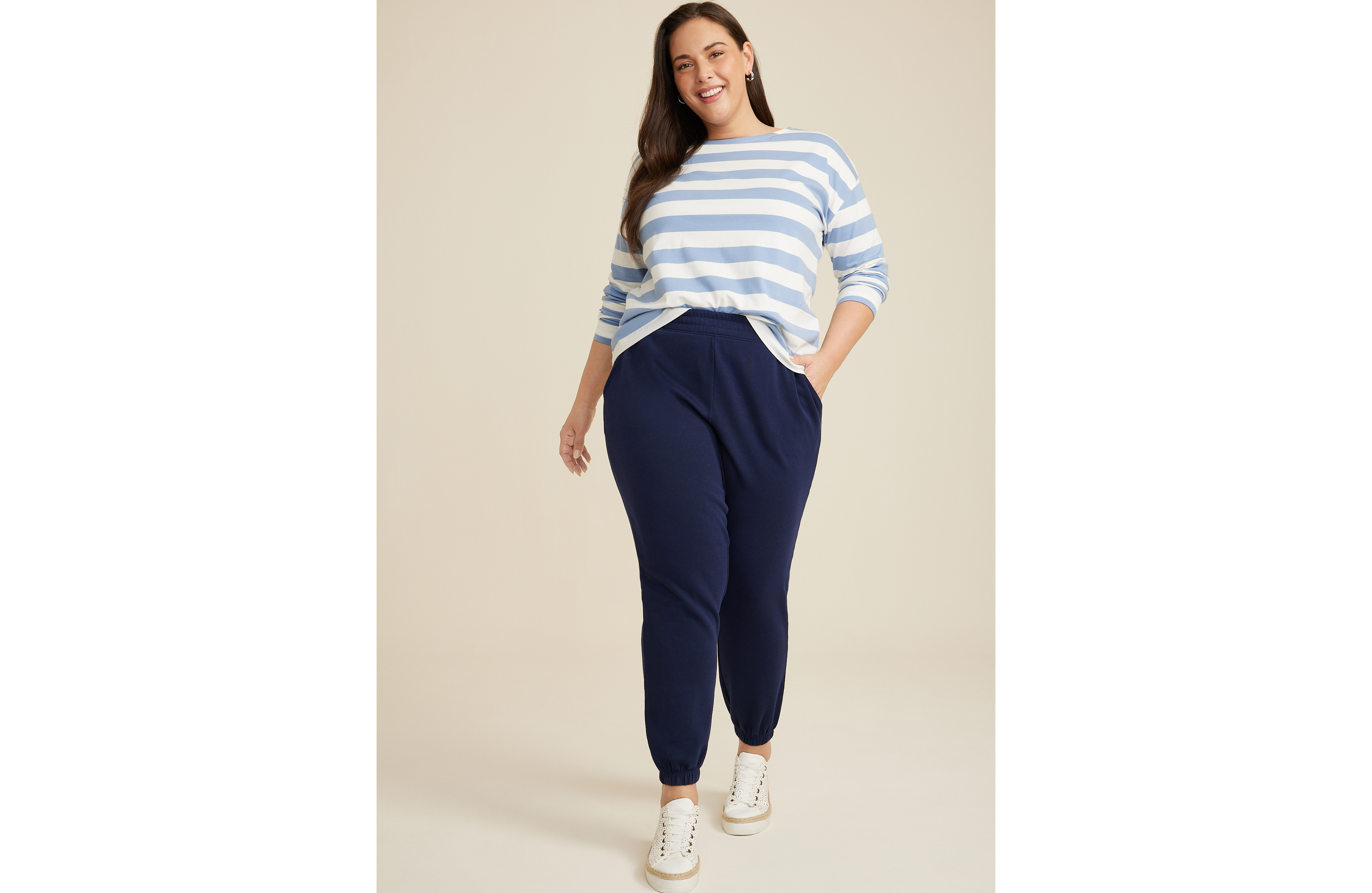 Plus Fleece High Rise Jogger