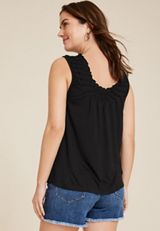 Starburst Pintuck Tank Top, C106, small