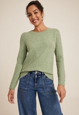 Pointelle Sweater, C8780, small