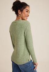 Pointelle Sweater, C8780, small