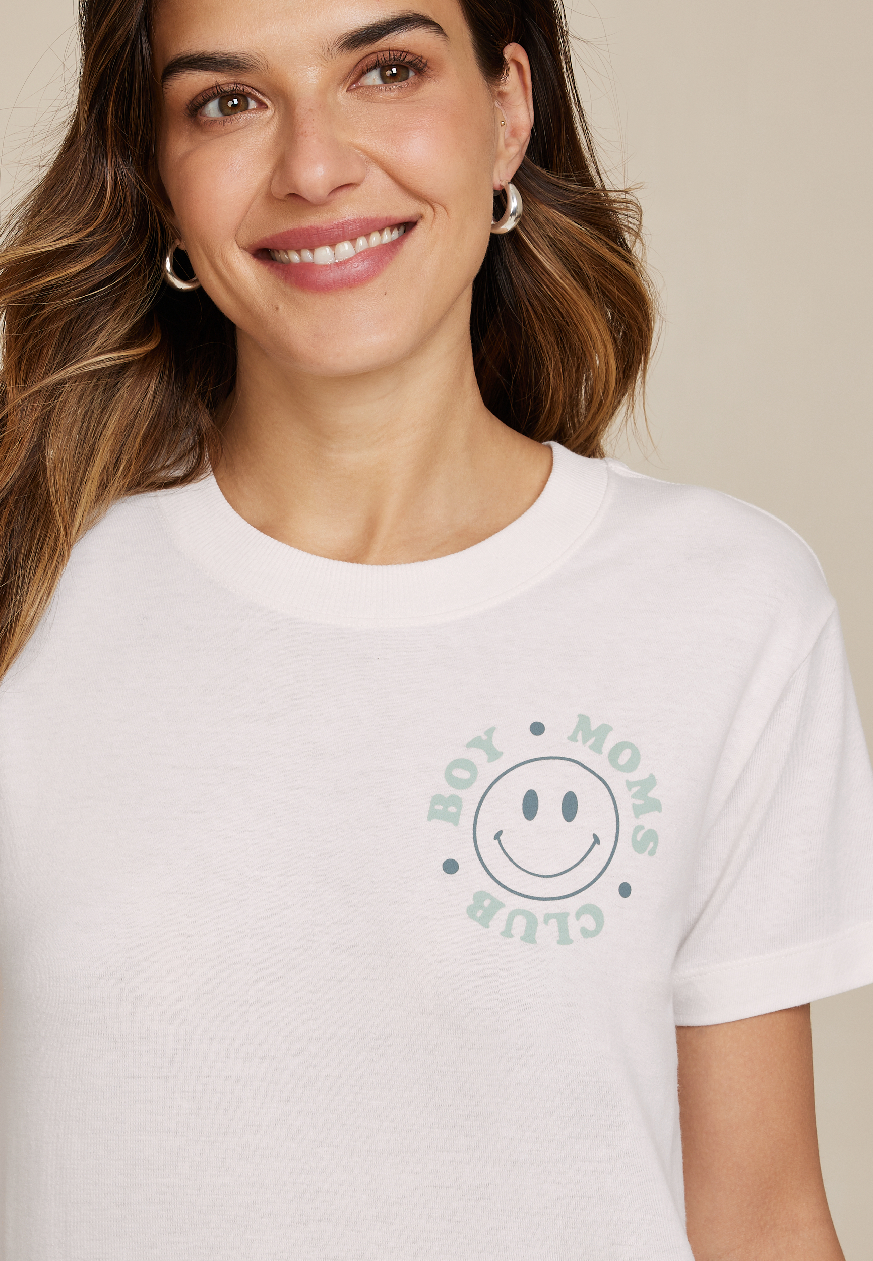 Boy Moms Club Oversized Fit Graphic Tee, C2789, large
