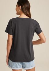 Glitter And Dirt Graphic Tee, PHANTOM BLACK, small