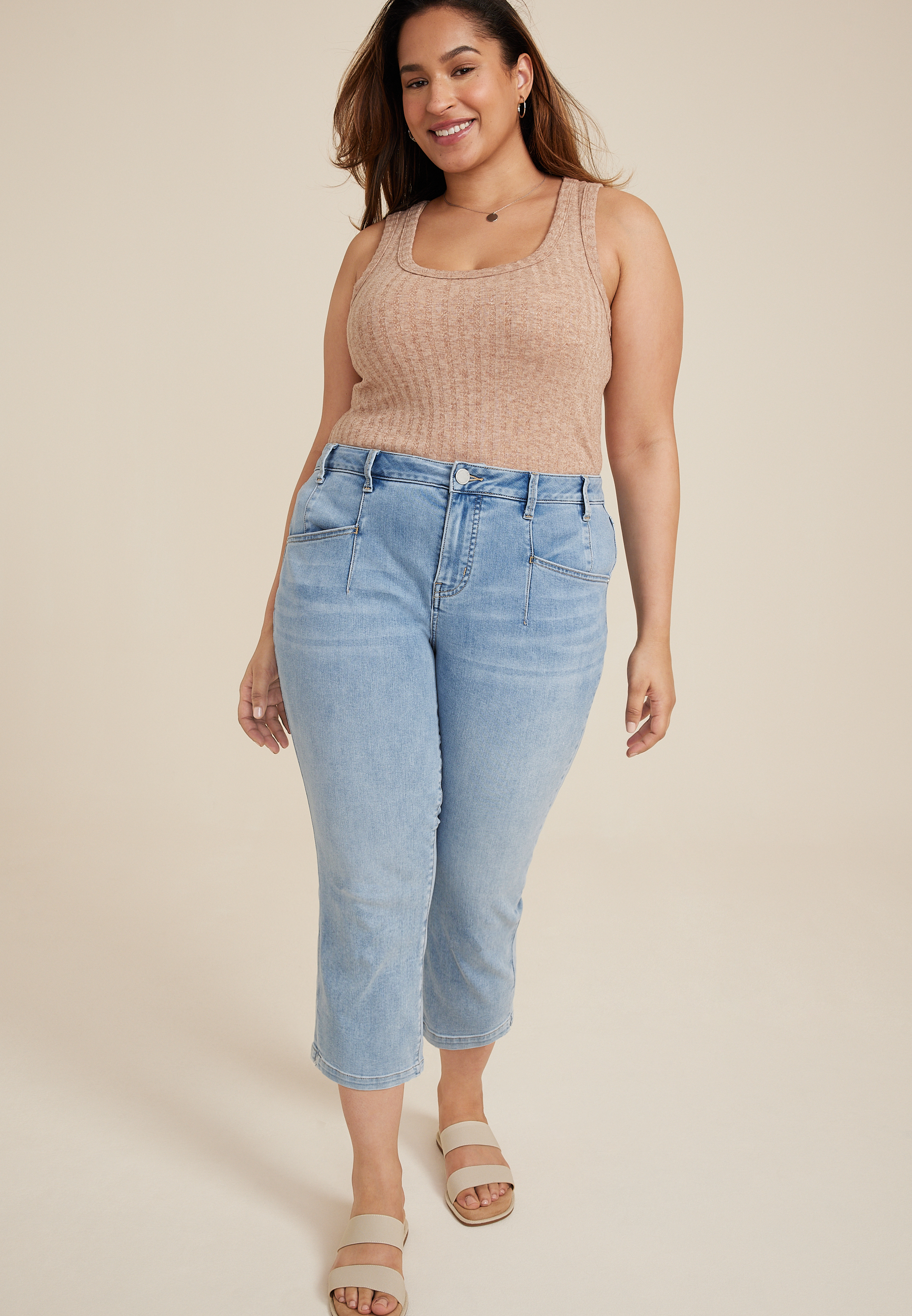 Plus Size m jeans by maurices™ Curvy Sculptress High Rise A Line