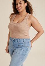 Plus Size Everflex&trade; Curvy High Rise Seamed Waist Cropped Jean, LIGHT SANDBLAST, small