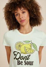 Dont Be Sour Lemon Classic Fit Graphic Tee, C2257, small