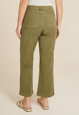 Patch Pocket High Rise Wide Leg Pant, C8780, small