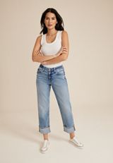 edgely&trade; High Rise Wide Straight Ankle Jean, C3337, small