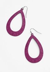 Matte Teardrop Earrings, C191, small