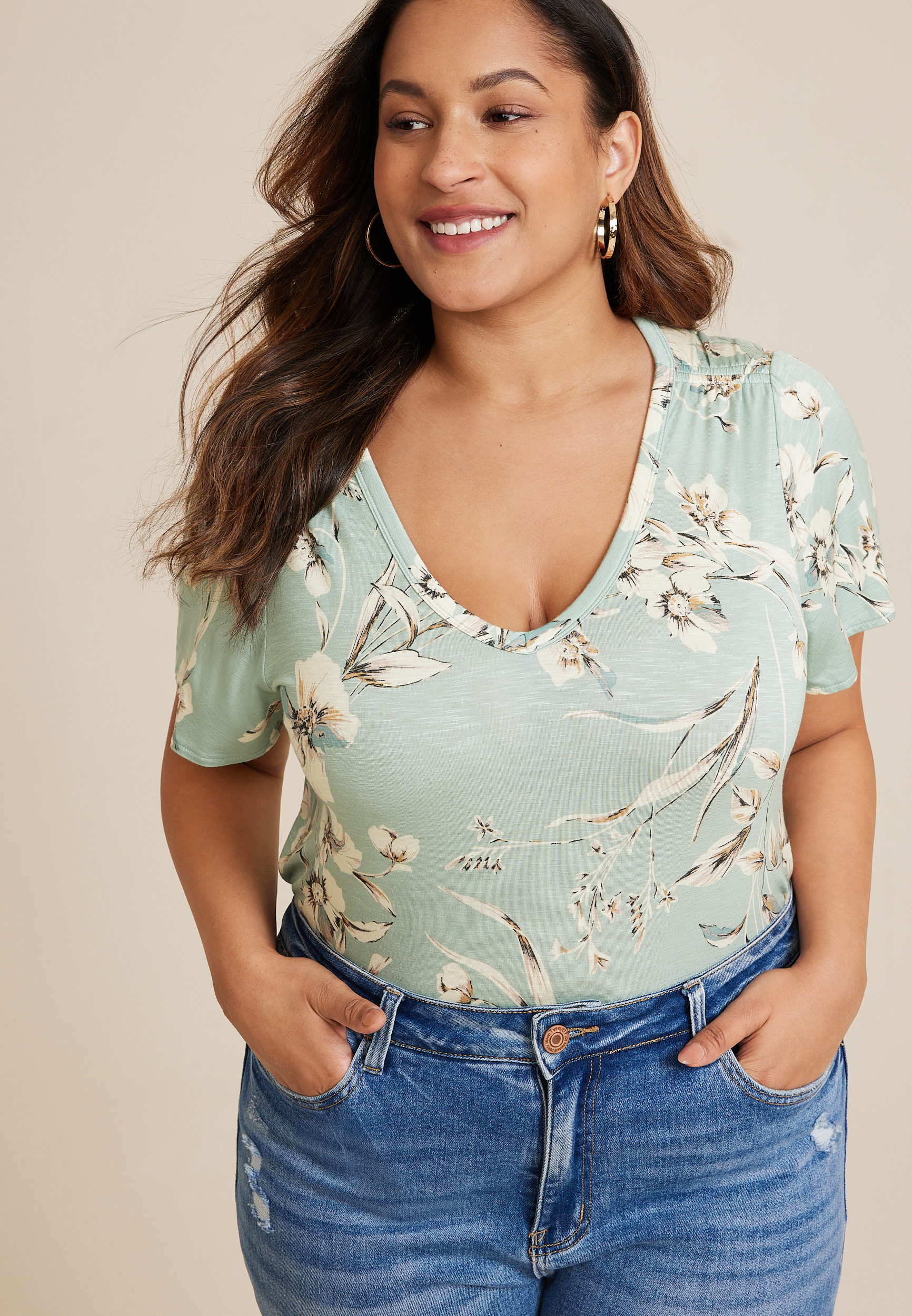 Plus size tops on on sale sale