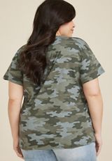 Plus Size 24/7 Dawson Camo Crew Neck Tee, MULTI, small