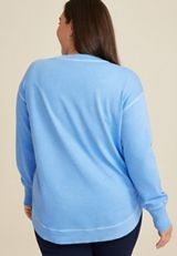 Plus Size Sunhaven French Terry Sweatshirt, C4624, small