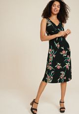 Floral Slip Midi Dress, C1756, small