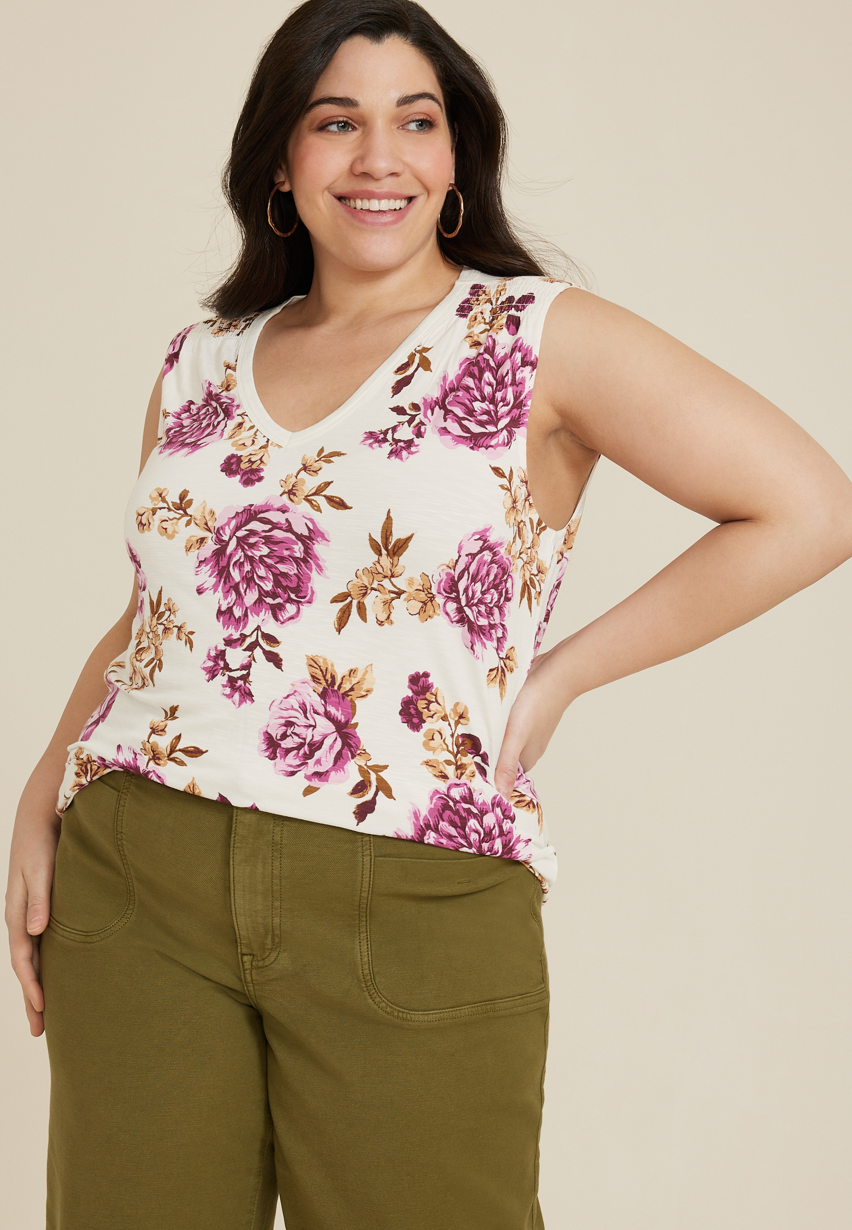 Plus size top on sale online