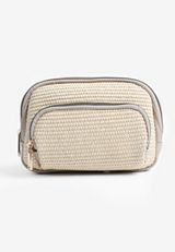 Raffia Crossbody Belt Bag, C254, small