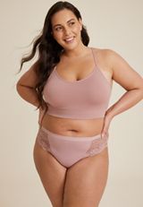 Vintage Lace Back Bikini Panty, C3343, small