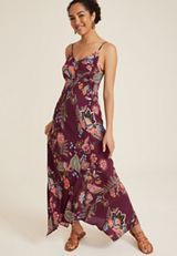 Bare Floral Slip Maxi Dress, C4695, small