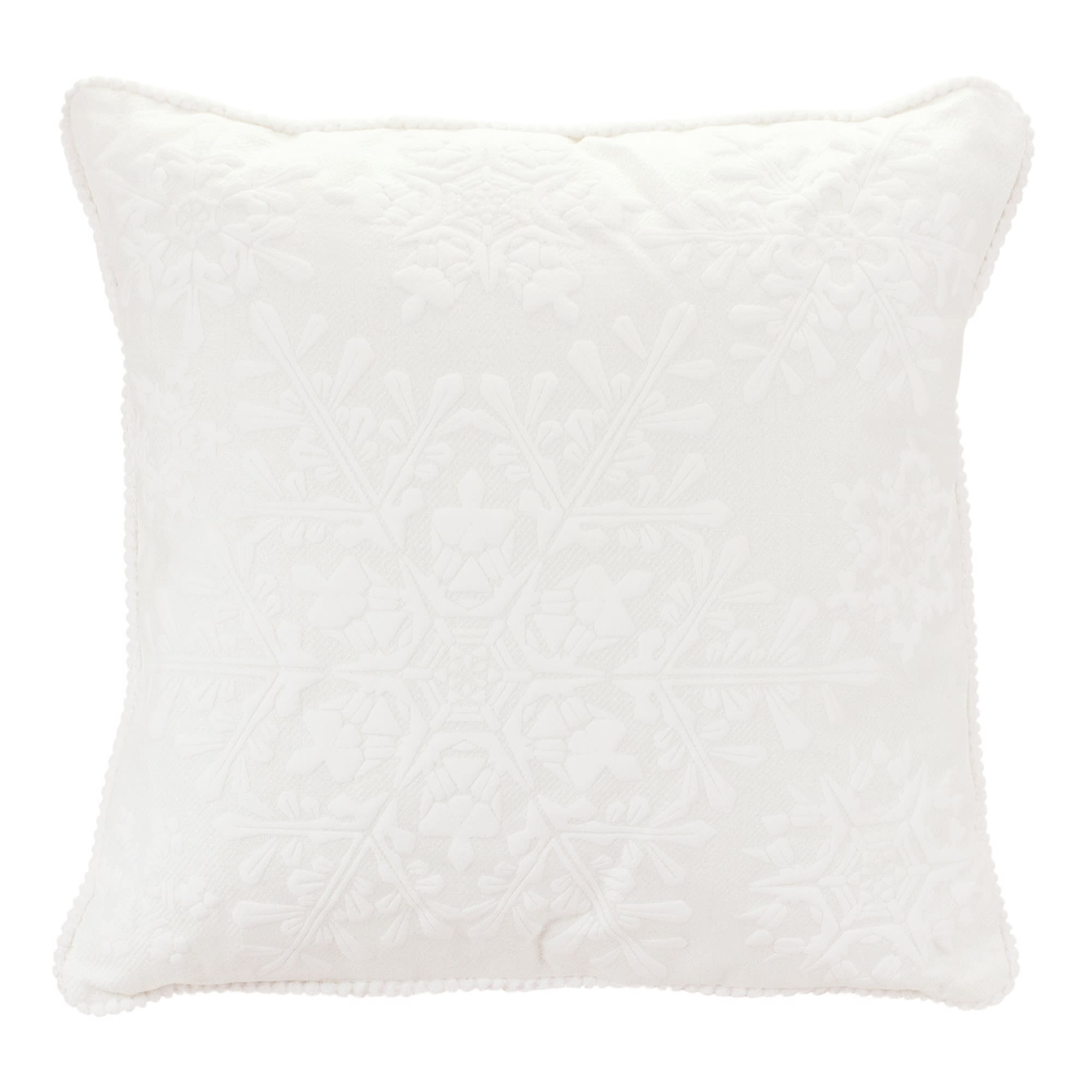 Melrose International Snowflake Throw Pillow | maurices