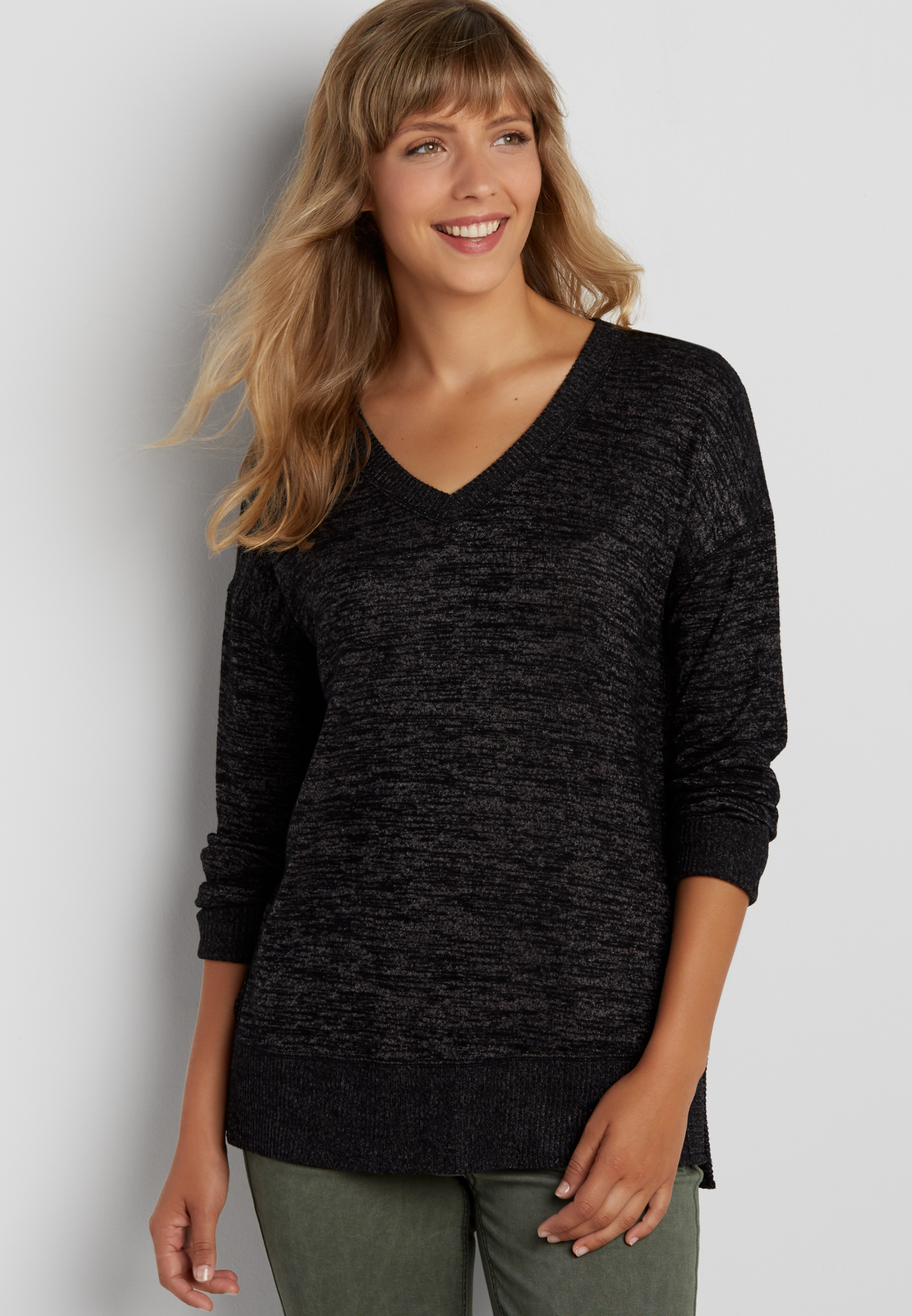 super soft heathered pullover | maurices