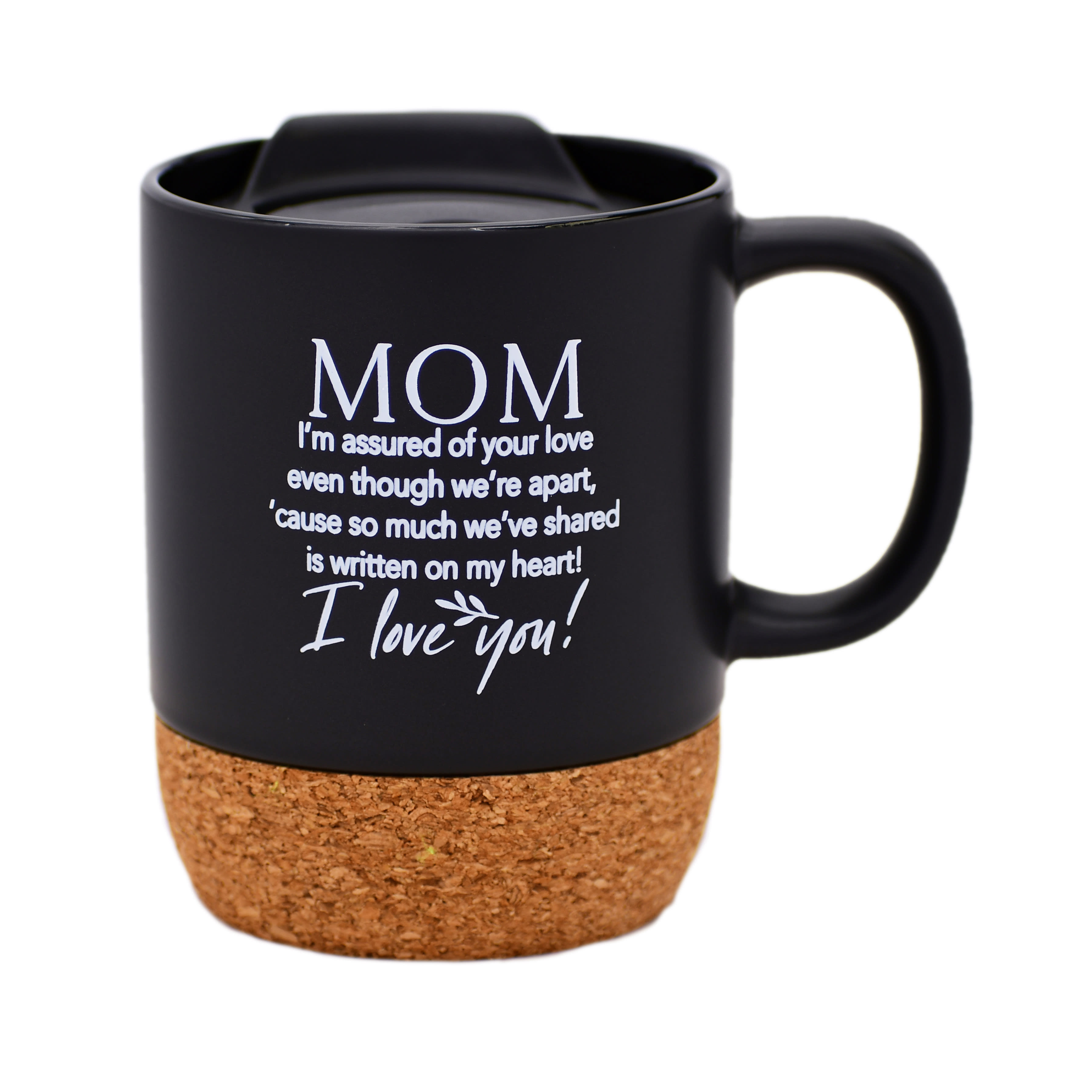Dexsa Mom I Love You Designer Cork Bottom Mug