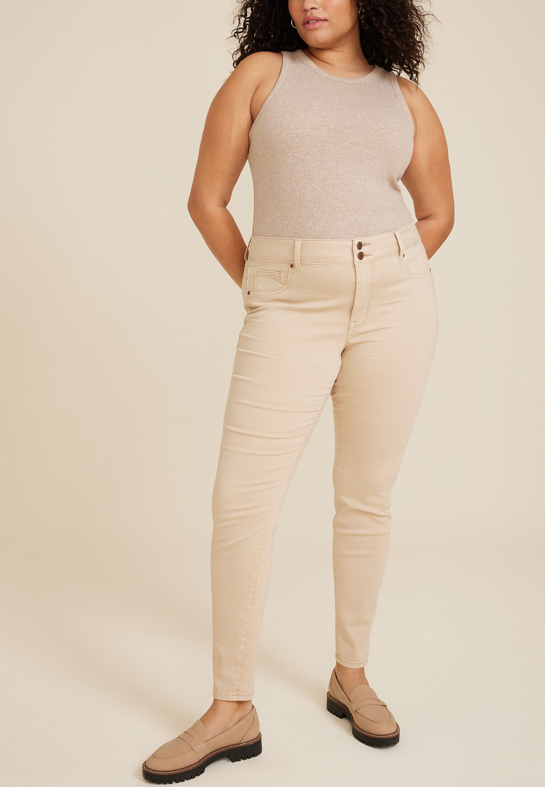 Shop Plus Size Skinny Jeans, Slimming Denim