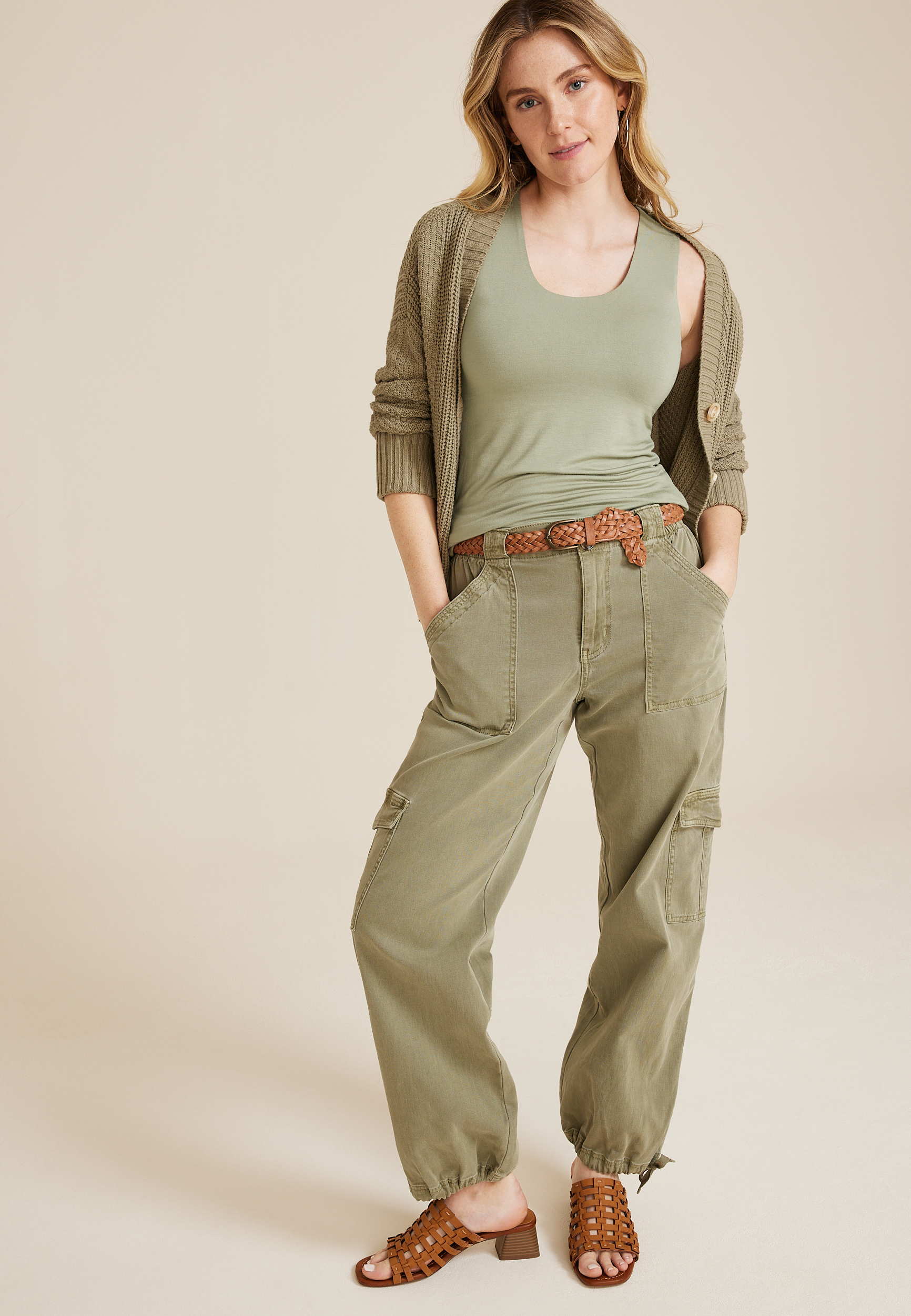 Simply Smooth Double Layer Scoop Neck Tank Top, C425, large