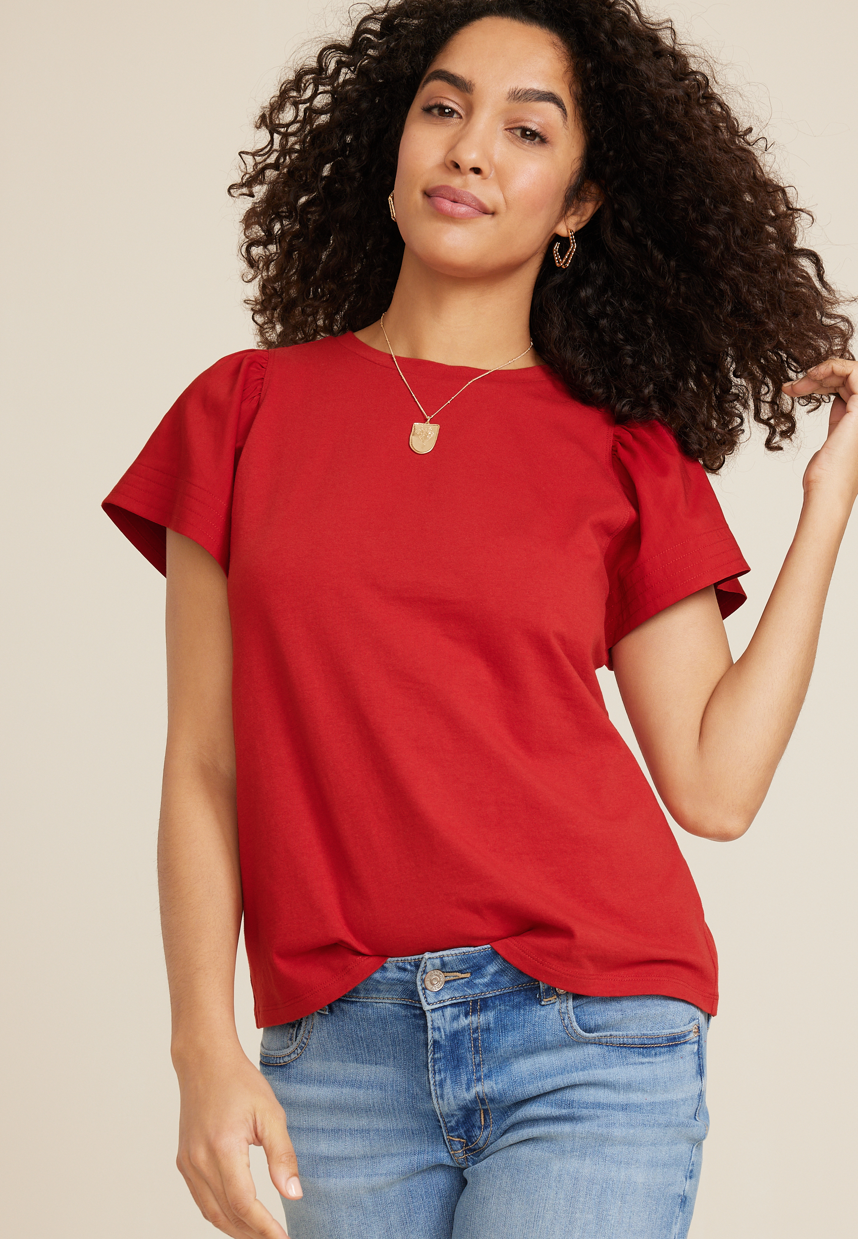 Buy Red Shirts, Tops & Tunic for Women by JASHUDI Online