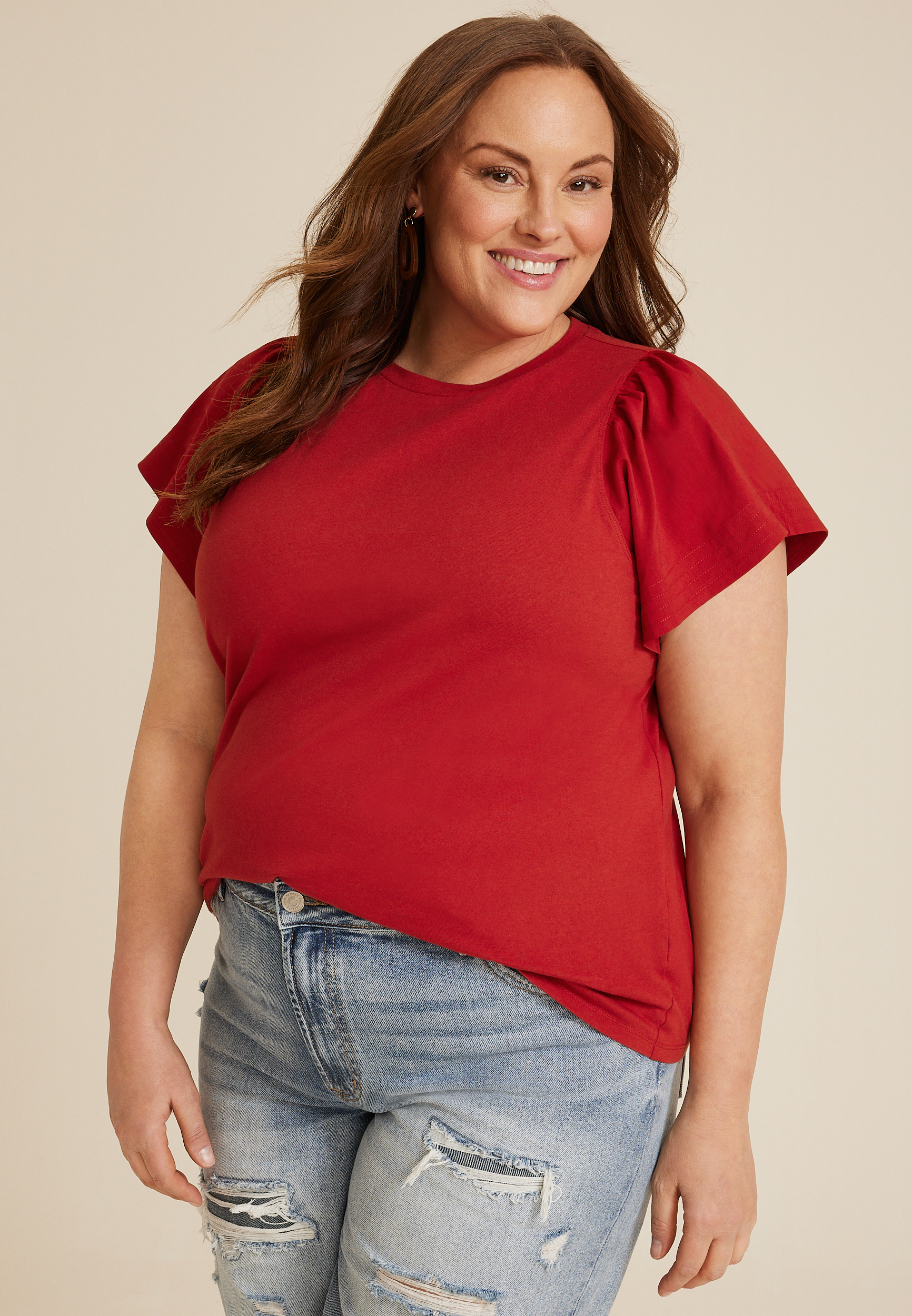 Best 25+ Deals for Plus Size Red Tops