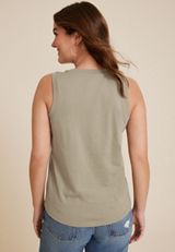 Campfire Club Classic Fit Graphic Tank, OLIVE, small