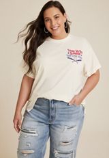 Plus Size You Win Some You Lose Some Morgan Wallen Oversized Fit Country Graphic Tee, ECRU, small