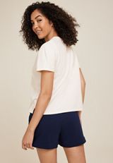 Americana USA Relaxed Fit Graphic Tee, CREAM, small