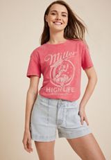 Miller High Life Relaxed Fit Graphic Tee, C4927, small