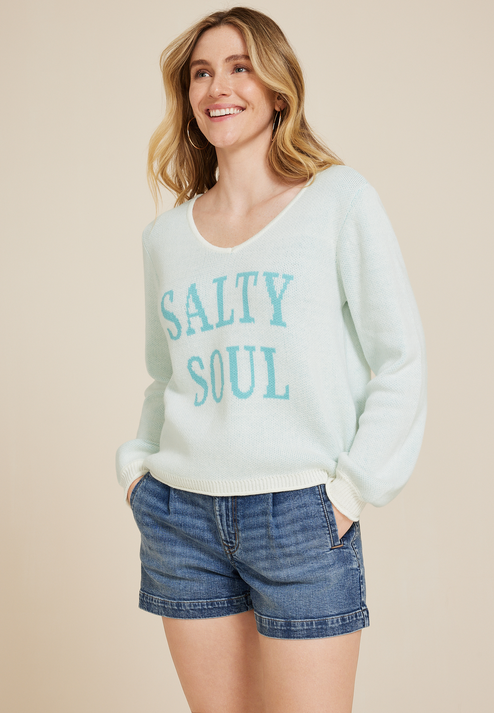 Salty Soul Sweater | maurices