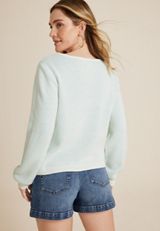 Salty Soul Sweater, SOFT WHITE COMBO, small