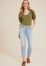 m jeans by maurices&trade; Light Mid Rise Slim Straight Ankle Jean, C2806, small